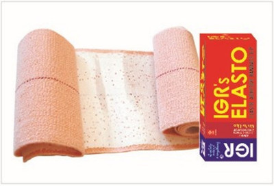 

IGR AEDASS'S Elasto (Elastic Adhesive Bandage B.P.) 10 cm. Hand Support (Free Size, Beige)