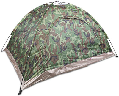 

GOCART Camping Military Tent Tent - For 4 people, Cramping, outdoor activity(Green), Green;military