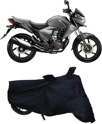 AFFINITY Two Wheeler Cover for Honda(Dream Yuga, Black)