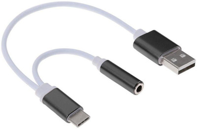 

BB4 Type-C Male to 3.5mm Female Jack AUDIO AND CHARGE USB Cable(Black)