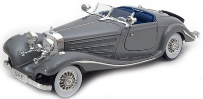 

Maisto 500K Typ Spezial Roadster (1934-1936) Scale 1:18, Color - Grey(Grey)