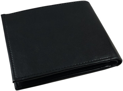 

rozvolt Boys Black Genuine Leather Wallet(4 Card Slots)