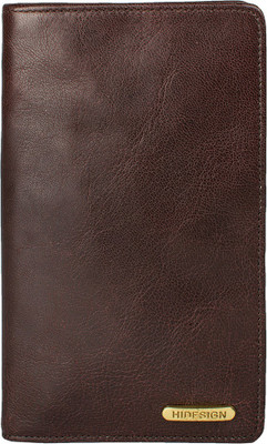 

Hidesign Men Brown Genuine Leather Document Holder(12 Card Slots)