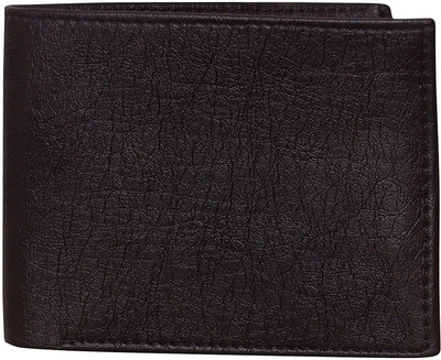 

LAER Boys Black Genuine Leather Wallet(10 Card Slots)
