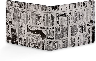 

SL COLLECTIONS Men Multicolor, Black Canvas, Artificial Leather Wallet(6 Card Slots), Multicolo tan