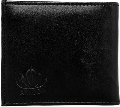 

ABLOOM Men Black Canvas Wallet(6 Card Slots)