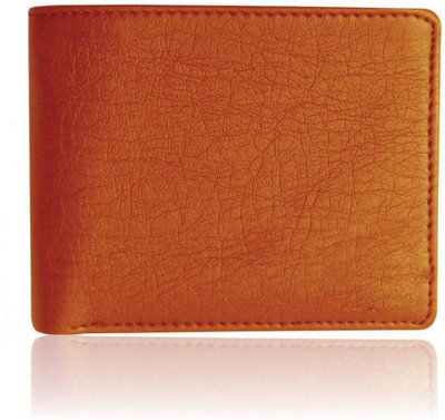 

Natural Creation Men Tan Genuine Leather Wallet(3 Card Slots)