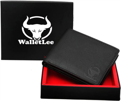 

WalletLee Men Black Genuine Leather Wallet(7 Card Slots)