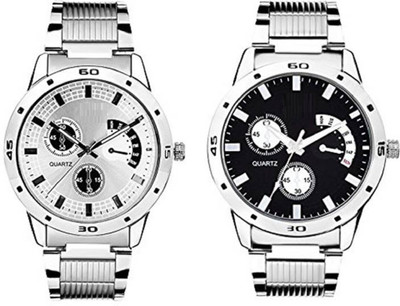 

Montres New Designer Stainless Steel Belt Chronograph pattern Dial Men Watch - For Boys