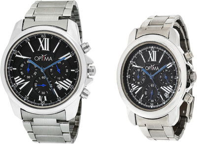 

Optima OPT-3481G/3482L (PR) Couple Watch - For Men & Women