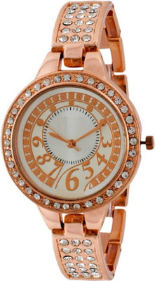 

Rage Enterprise New Fancy Rich Look Designer Casual Diamond Braselate Men & Women Watch - For Girls