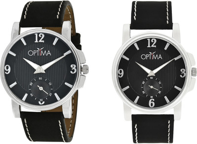 

Optima OPT-3455G/3456L (PR) Couple Watch - For Men & Women