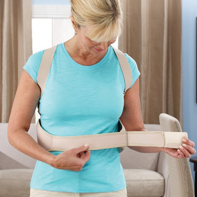 

DIVINEZON Back Support Belt Back & Abdomen Support (M, Beige)