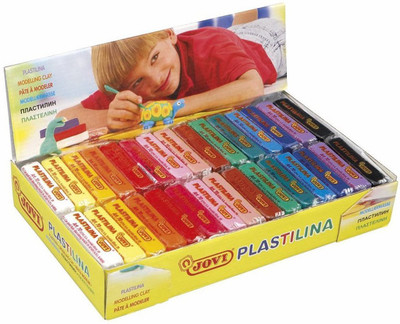 

Jovi Plastilina Modelling Clay Case 30 Bars 50g Assorted Colours