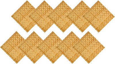 

Vardhman Suit Saree Gift Packaging Decoration Wall Decor Wooden Square Mat size 17 x 17 inch ( 43 x 43 cm ), pack of 10 pcs