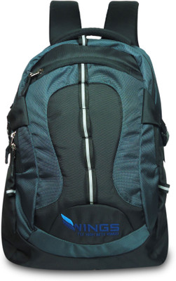 Wings Excellence 38 L Backpack(Red, Black), Gray