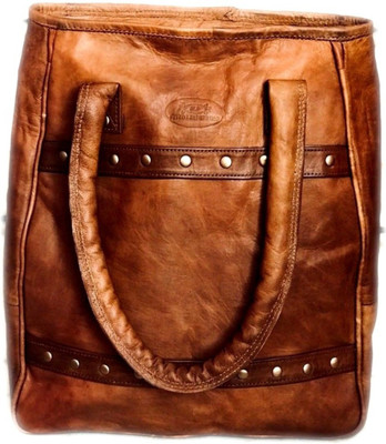 

Styloleather bags Leather Women Bag Leather Women And Girls Bag Shoulder Bag(Brown, 15 inch)