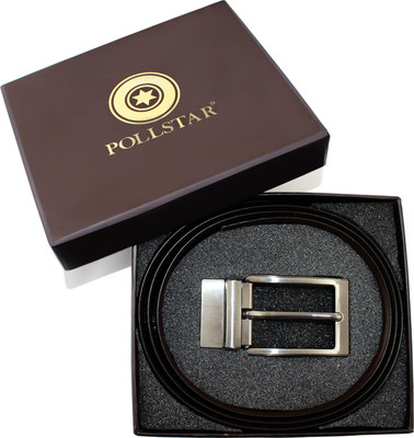 

POLLSTAR Men Formal, Casual Brown Genuine Leather Reversible Belt, Black;brown