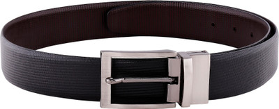 

Zido Men Formal Black Genuine Leather Reversible Belt