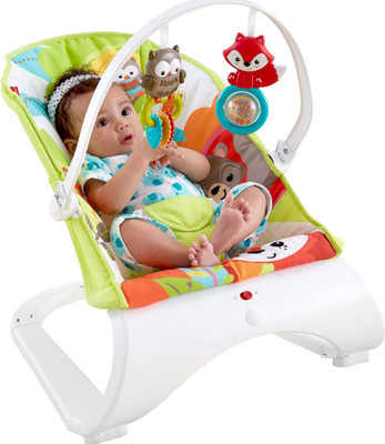 

Blossoms Best Baby Bouncers, Rockers And Swings ,Baby care Comfort seat Curve Bouncer,Curve Bouncer Chevron Electric Bouncer(Multicolor)