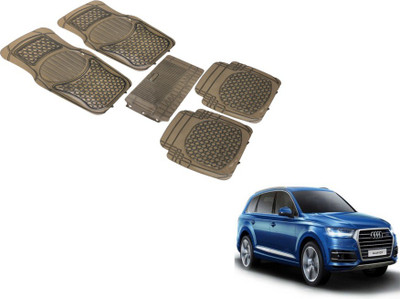 MOCKHE PVC (Polyvinyl Chloride) Standard Mat For  Audi Q7(Grey)