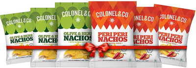

Colonel & Co Olive Herb Nachos, Peri Peri Nachos Chips(358 g)