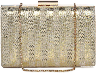 

Kazo Casual Gold Clutch
