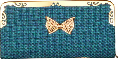 

La Fleur Casual Blue Clutch