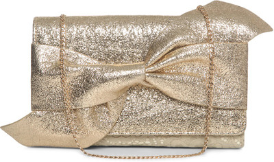 

Kazo Casual Gold Clutch