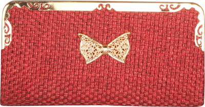 

La Fleur Casual Red Clutch