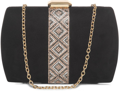 

Kazo Casual Black Clutch