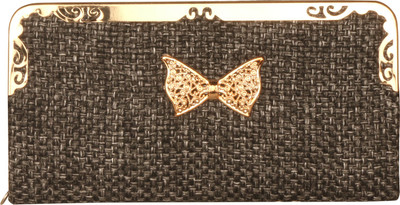 

La Fleur Casual Black Clutch