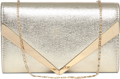 

Kazo Casual Gold Clutch