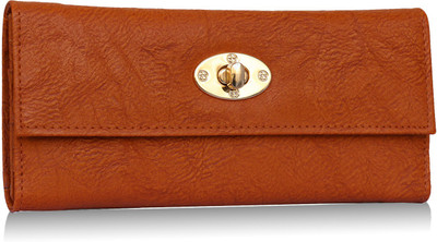 

Aisna Women Casual Tan Artificial Leather Wallet(14 Card Slots)
