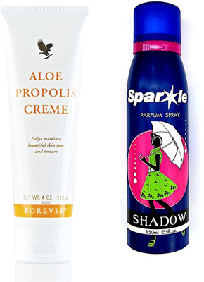 

Forever Aloe Body Toner 113 g With One Sparkle Perfume Spray 150 Ml(Set of 2)