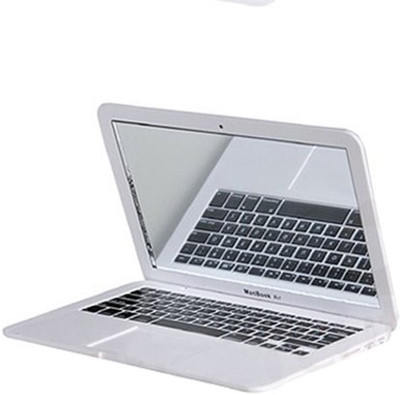 

24x7eMall Makeup Mirror - Portable Foldable Mini Apple Macbook Air Makeup Compact Mirror Cosmetic Pocket Mirror For Women's Girl's - Silver Color