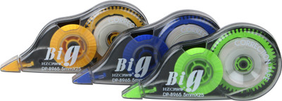 

Kabeer Art Big Correction Tape 3 mm Dry and clean correction tape(Set of 3, Multicolor)