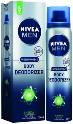

Nivea Men Energy Gas Free Body Deodorizer Deodorant Spray - For Men(120 ml)