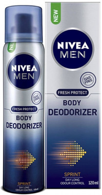 

Nivea Men Sprint Gas Free Body Deodorizer Deodorant Spray - For Men(120 ml)
