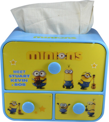 

Saamarth Impex 3 Compartments Metal Tissue Paper Holder(Blue)