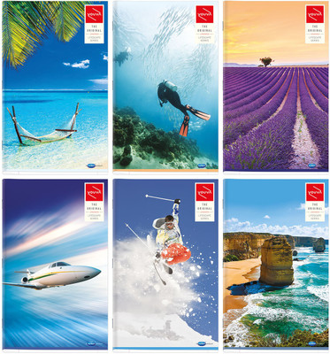 

Navneet Assorted Notebook(Lifescape Series, Multicolor, Pack of 6)