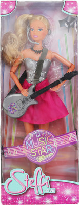 

Simba Steffi Love Music Star Doll Set(Multicolor)