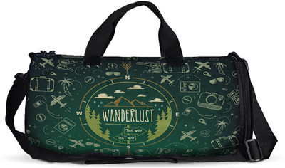 

The Souled Store. Travel Doodle Duffle Bag Travel Duffel Bag(Multicolor)