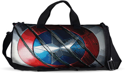 

The Souled Store. Captain America: Shield Duffle Bag Travel Duffel Bag(Multicolor)
