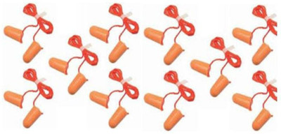 

3M EAR PLUG CORDED FOAM - NOISE REDUCTION-DOESNOT BLOCK SOUND COMPLETELY (10 PIECES) Ear Plug(Orange)
