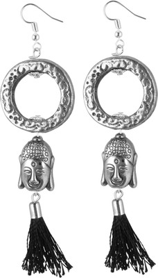 Aradhya German Silver Drops & Danglers, Tassel Earring