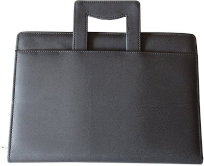 

Furious3D BLACK FAUX LEATHER ADJUSTABLE HANDLE DOCUMENT/FILE FOLDER(Set Of 1, Black)