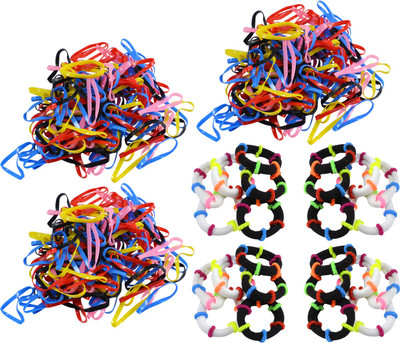 

Saamarth Impex Premium Rubber Bands - Fluorescent Colors,Multicolor Mini & Medium Size 4 Sets Rubber Band(Multicolor)