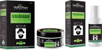 

Vaibhav HERBAL MOOCH & BEARD WAX, HERBAL MOOCH & BEARD OIL Hair Styler