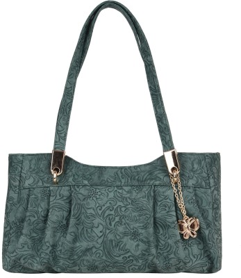 

Butterflies Hand-held Bag(Green)